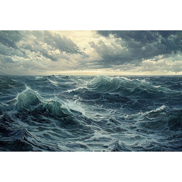 Ocean Waves Painting Art